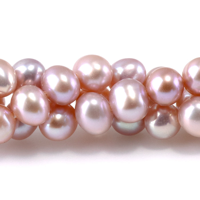 Freshwater Pearl 5.5-6mm Pink Potato Beads