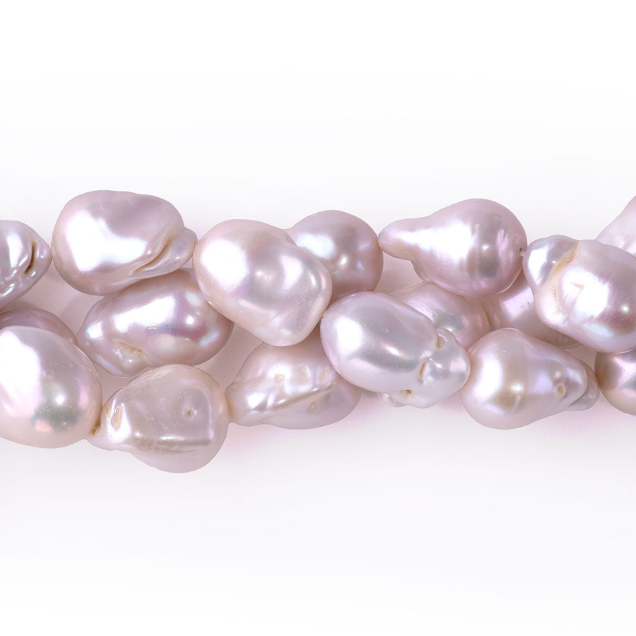 Freshwater Pearl 13-16mm Baroque White - 15-16 Inch