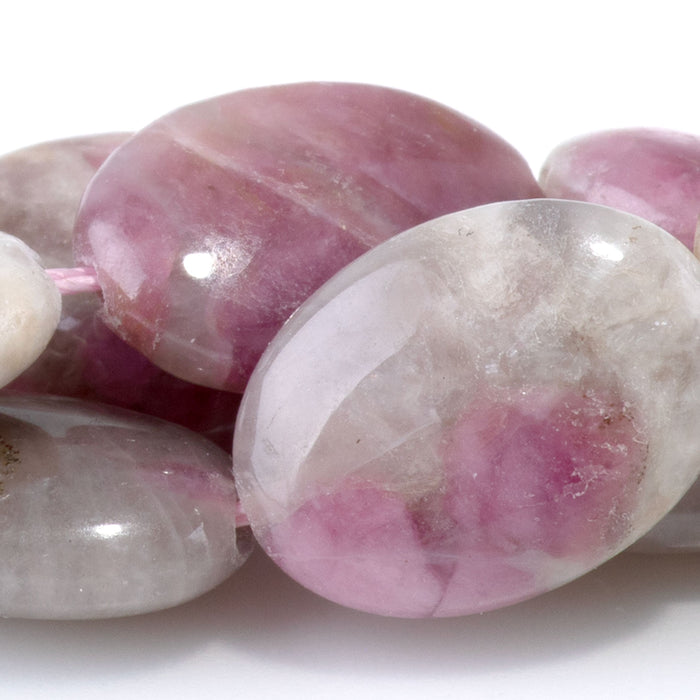 Pink Tourmaline 13x18mm Oval - 15-16 Inch