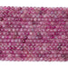 This is a Dakota Stones 4mm Pink Tourmaline Gemstone strand with A grade faceted round beads in 15-16 inch strand.