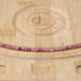 This is a Dakota Stones 4mm Pink Tourmaline Gemstone strand with A grade faceted round beads in 15-16 inch strand.