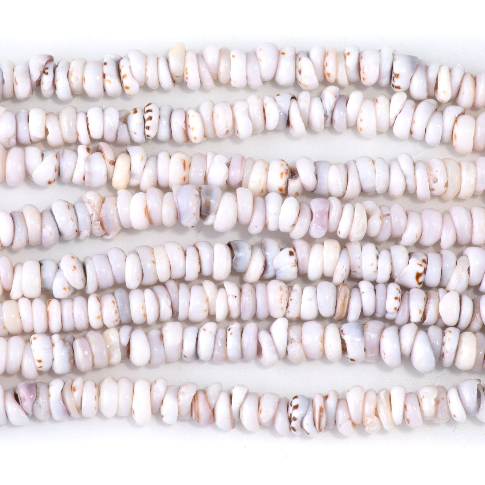 Purple Puka Shell 4-5mm Chip - 15-16 Inch — Dakota Stones
