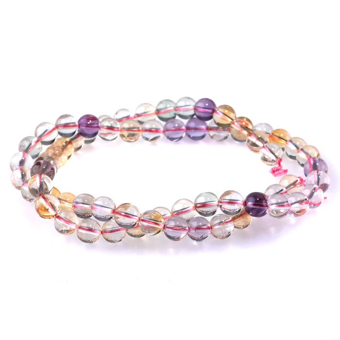 5 Elements Quartz 6mm Round - 15-16 Inch