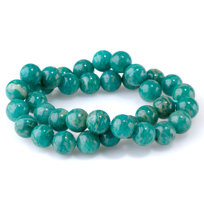 Russian Amazonite 10mm Round AA Grade - 15-16 Inch