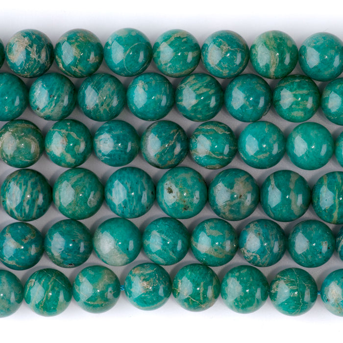 Russian Amazonite 10mm Round AA Grade - 15-16 Inch