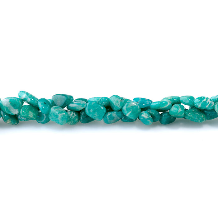 Russian Amazonite 7x9-8x10mm Pebble A Grade - 15-16-Inch