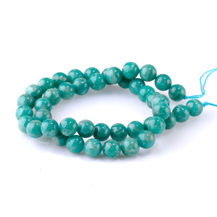 Russian Amazonite 8mm Round - 15-16 Inch