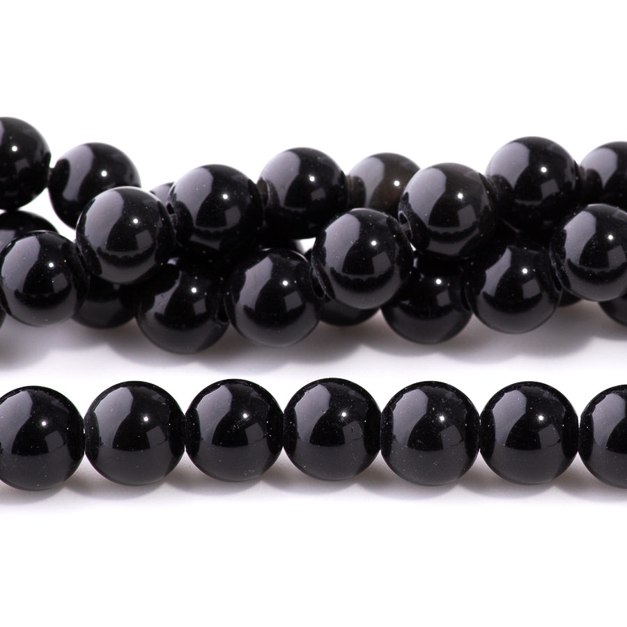 Rainbow Obsidian 10mm Round - Large Hole Beads