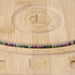 This is a Dakota Stones 4mm Ruby Zoisite Gemstone strand with faceted round beads in 15-16 inch strand.
