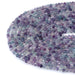 This is a Dakota Stones 4mm Rainbow Fluorite Gemstone strand with A grade microfaceted round beads in 15-16 inch strand.