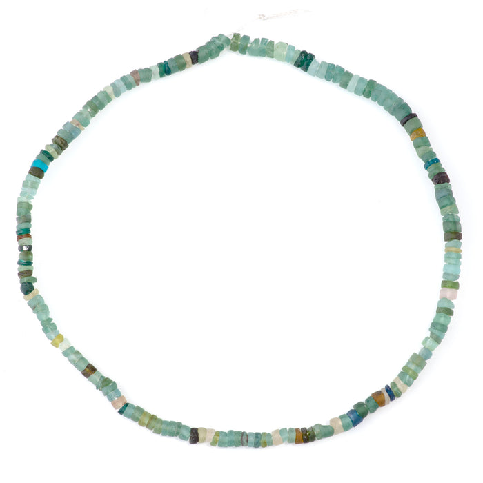 Roman Glass 5-6mm Irregular Heishi - 14-15 Inch