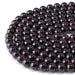 This is a Dakota Stones 10mm Red Garnet Gemstone strand with round beads in 15-16 inch strand.