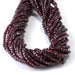 This is a Dakota Stones 3mm Red Garnet Gemstone strand with A grade table-cut cube beads in 15-16 inch strand.