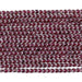 This is a Dakota Stones 4mm Red Garnet Gemstone strand with faceted coin beads in 15-16 inch strand.