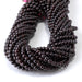 This is a Dakota Stones 4mm Red Garnet Gemstone strand with round beads in 15-16 inch strand.