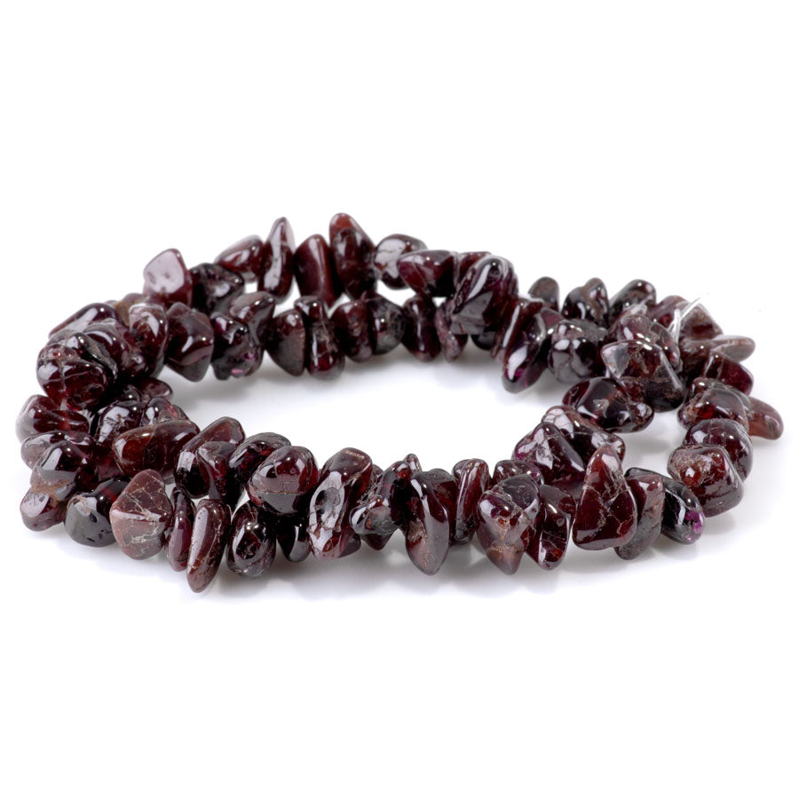 Red Garnet 6x8-10x12mm Nugget - 15-16 Inch — Dakota Stones
