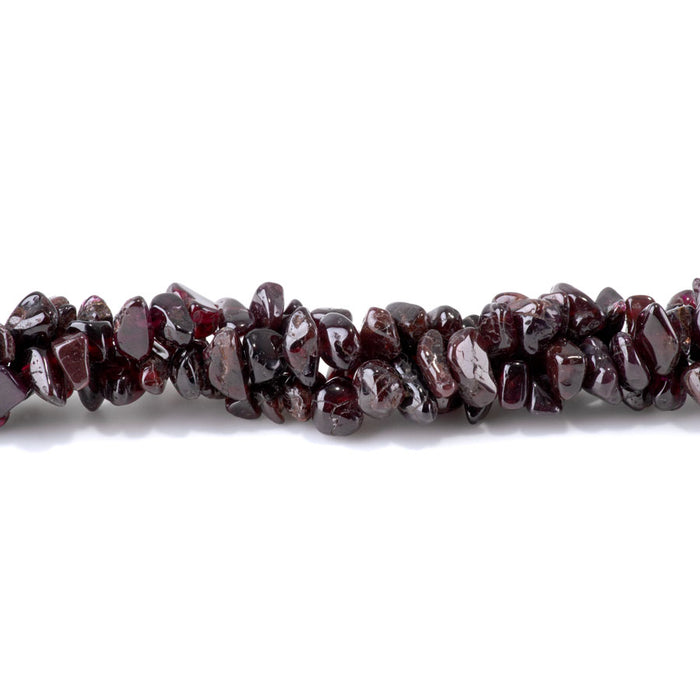 Red Garnet 6x8-10x12mm Nugget - 15-16 Inch