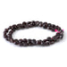 This is a Dakota Stones 6mm Red Garnet Gemstone strand with faceted coin beads in 15-16 inch strand.