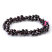 This is a Dakota Stones 6mm Red Garnet Gemstone strand with double heart faceted round beads in 15-16 inch strand.