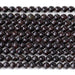 This is a Dakota Stones 6mm Red Garnet Gemstone strand with double heart faceted round beads in 15-16 inch strand.