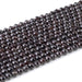 This is a Dakota Stones 6mm Red Garnet Gemstone strand with double heart faceted round beads in 15-16 inch strand.