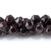 This is a Dakota Stones 6mm Red Garnet Gemstone strand with double heart faceted round beads in 15-16 inch strand.
