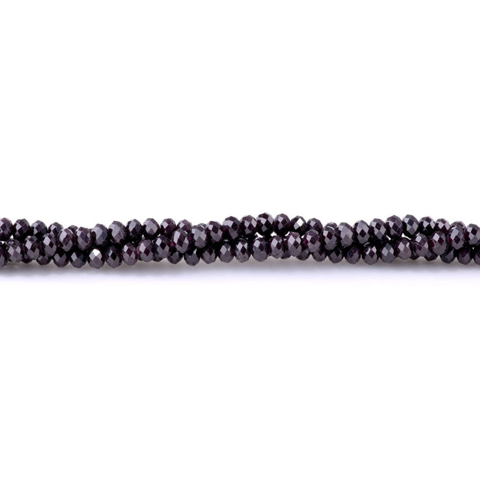 Red Garnet 4x6mm Faceted Rondelle - 15-16 Inch