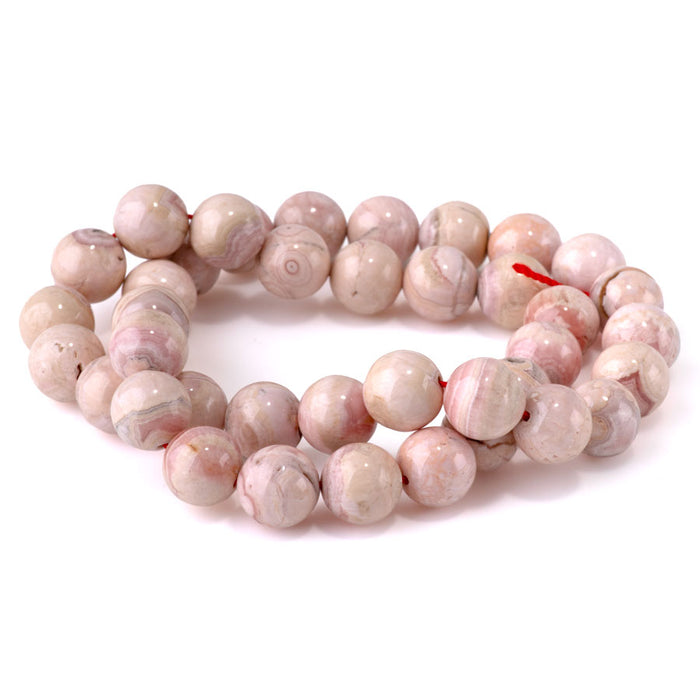 Rhodochrosite 10mm Round - 15-16 Inch