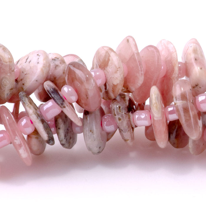 Rhodochrosite 5x8mm Chip - 15-16 Inch