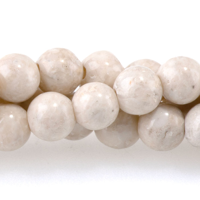 River Stone 6mm Round 15-16 Inch