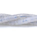 This is a Dakota Stones 2x4mm Blue Rose Quartz Gemstone strand with heishi beads in 15-16 inch strand.