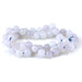 This is a Dakota Stones 8mm Blue Rose Quartz Gemstone strand with round beads in 15-16 inch strand.