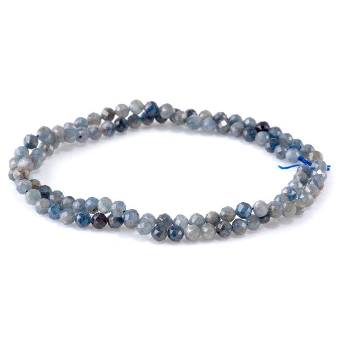 Rainbow Sapphire 4mm Round Faceted - 15-16 Inch