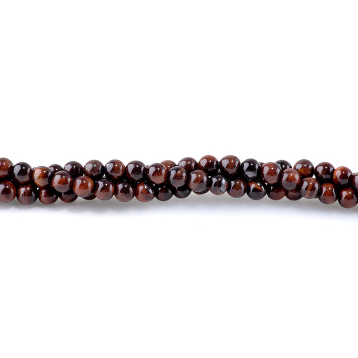 Red Tiger Eye 6mm Round - 15-16 Inch