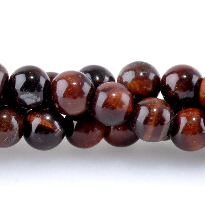 Red Tiger Eye 6mm Round - 15-16 Inch