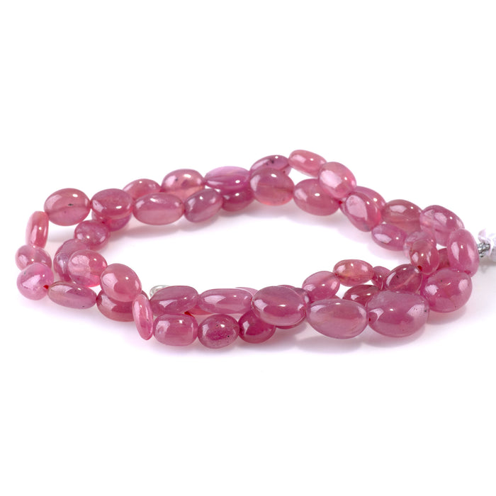 Ruby 4-12mm Graduated Oval - 17 Inch