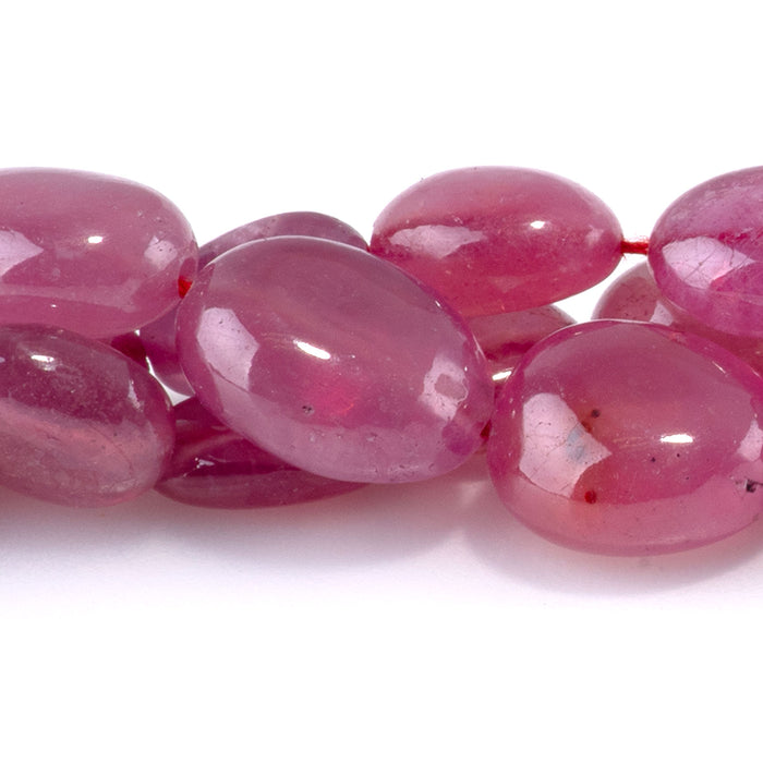 Ruby 4-12mm Graduated Oval - 17 Inch