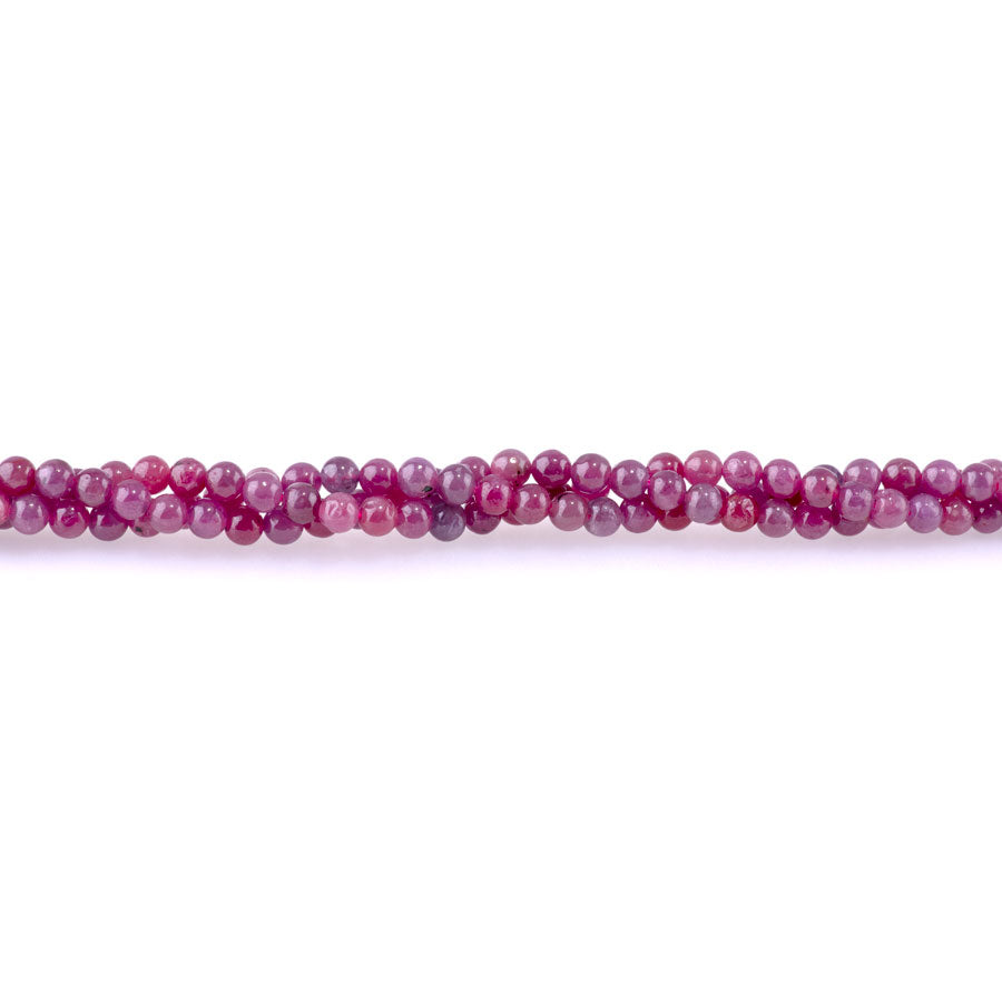 Ruby 4mm Round AAA Grade - 15-16 Inch