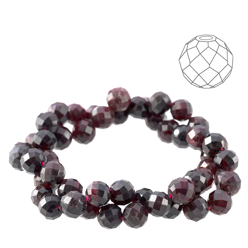Faceted Round Beads