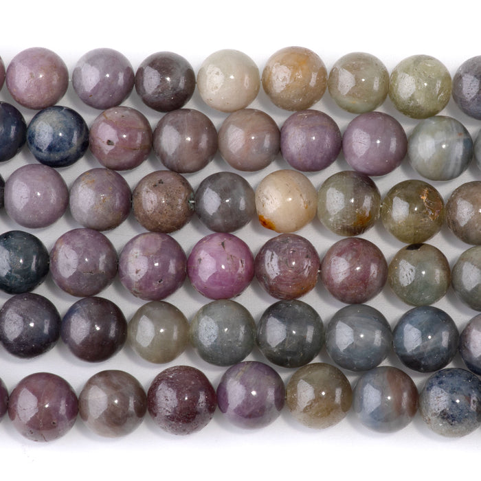 Multi Sapphire 10mm Round - 15-16 Inch