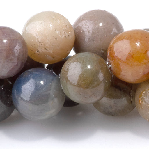 This is a Dakota Stones 10mm Sapphire Gemstone strand with round beads in 15-16 inch strand.