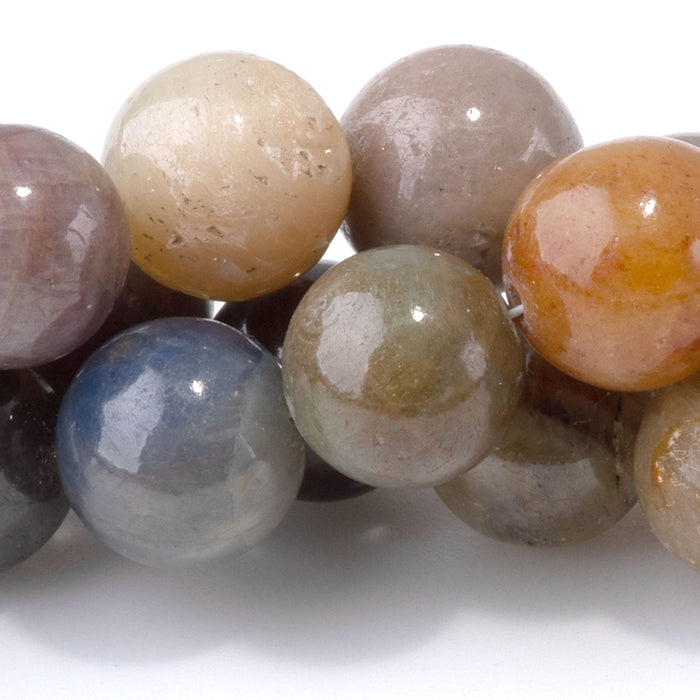 Multi Sapphire 10mm Round - 15-16 Inch