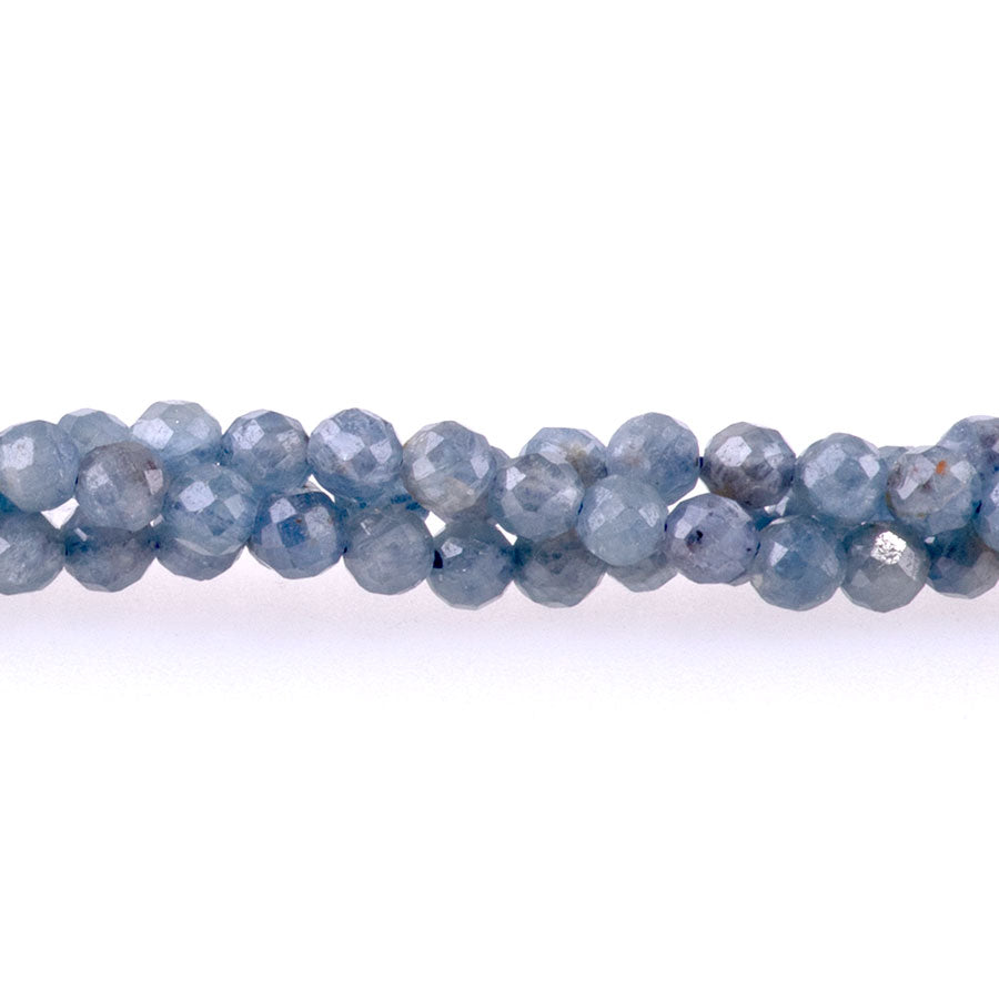 3mm Sapphire Faceted Round A Grade - 15-16 Inch