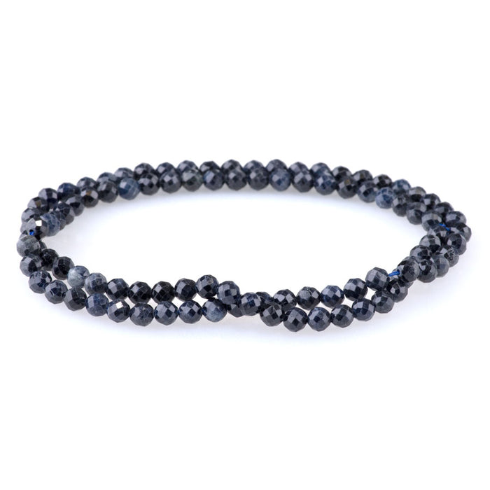 Sapphire 4mm Microfaceted Round AA Grade - 15-16 Inch