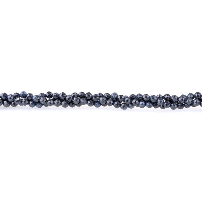 Sapphire 4mm Microfaceted Round AA Grade - 15-16 Inch