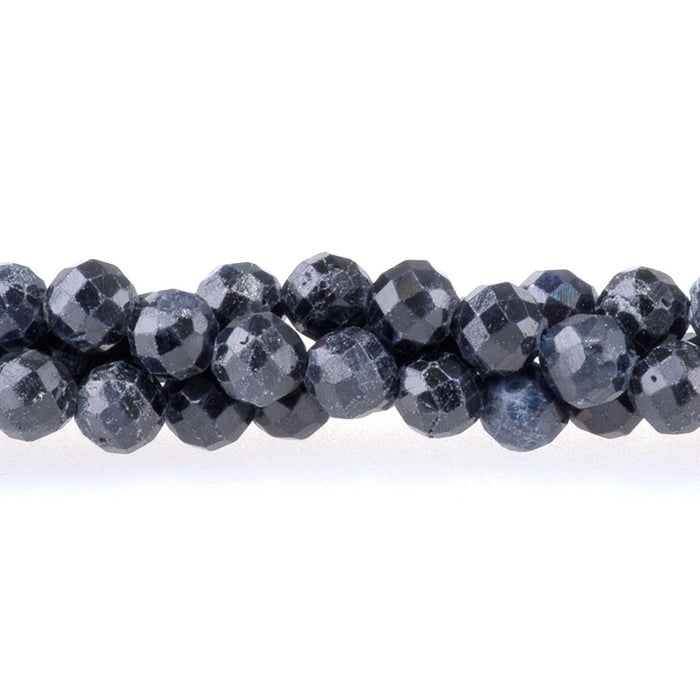 Sapphire 4mm Microfaceted Round AA Grade - 15-16 Inch