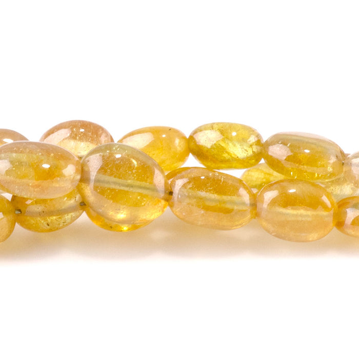 Yellow Sapphire 4x5-6x8mm Faceted Pebble - 15-16 Inch