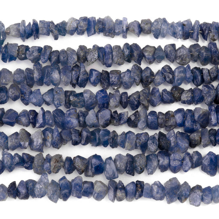 Sapphire 6-10mm Irregular Chip - 8 Inch