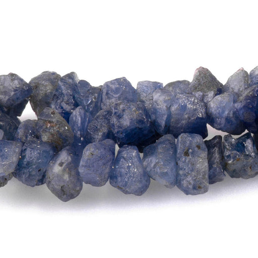 This is a Dakota Stones 6-10mm Sapphire Gemstone strand with irregular chip beads in 8 inch strand.