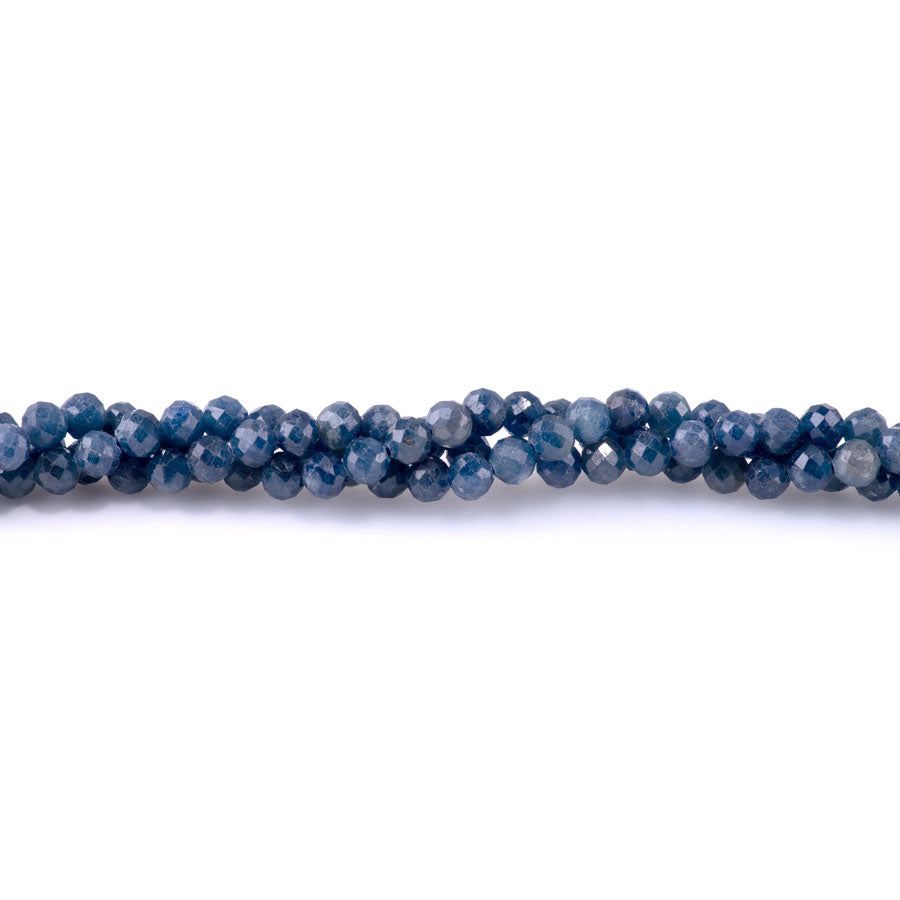 Sapphire 6mm Round Faceted AAA Grade - 15-16 Inch